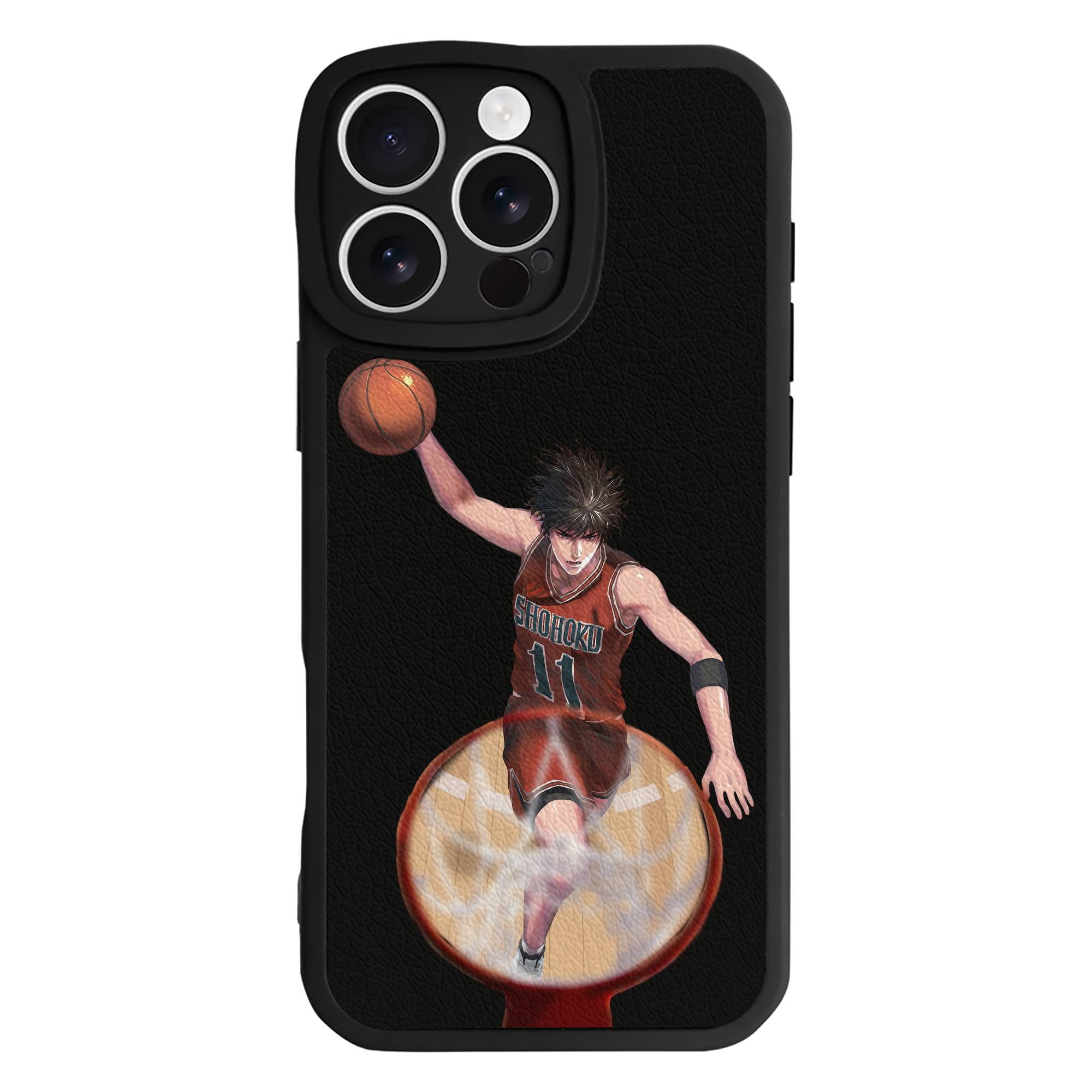 （画像用） SLAM DUNK／スラムダンク 【iPhone 16シリーズ対応】シリコンスマホケース（レザー調） 材質：シリコン